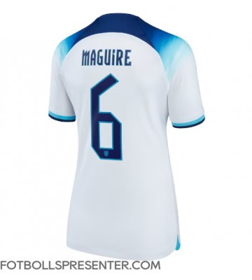 England Harry Maguire #6 Hemma Matchtröja Dam VM 2022 Kortärmad